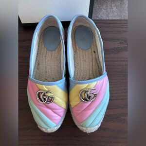 Gucci GG Marmont Pastel Espadrilles